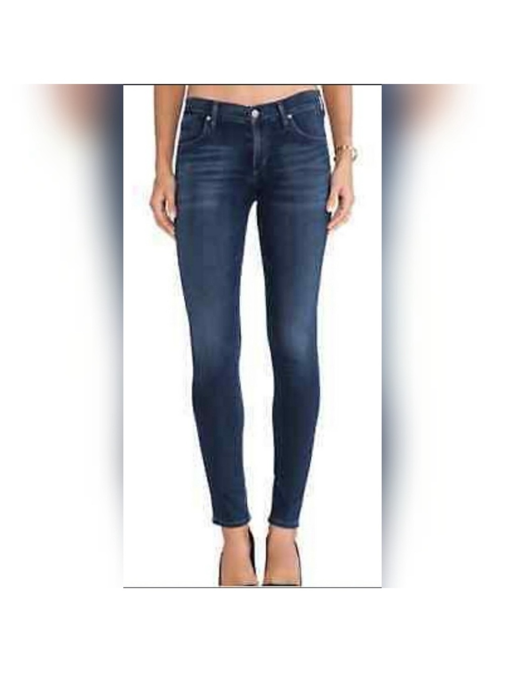 Agolde Colette Crop Blue Jean size 27